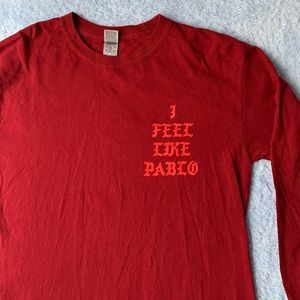 Yeezy Red Long Sleeve Tee